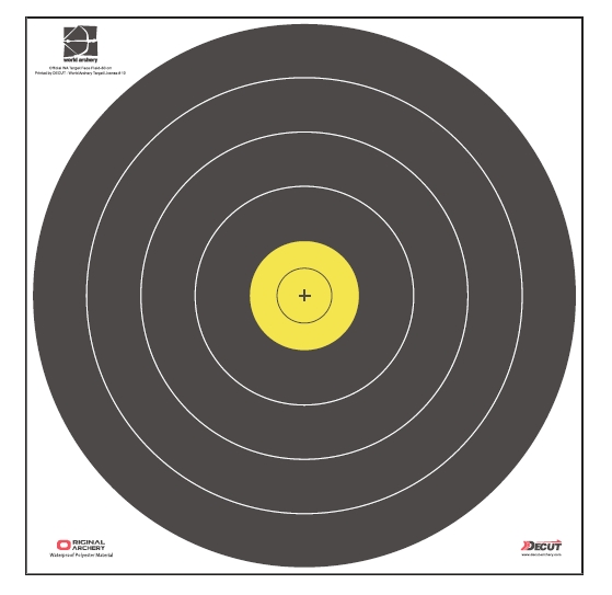 FITA認證 DECUT防水原野靶紙
